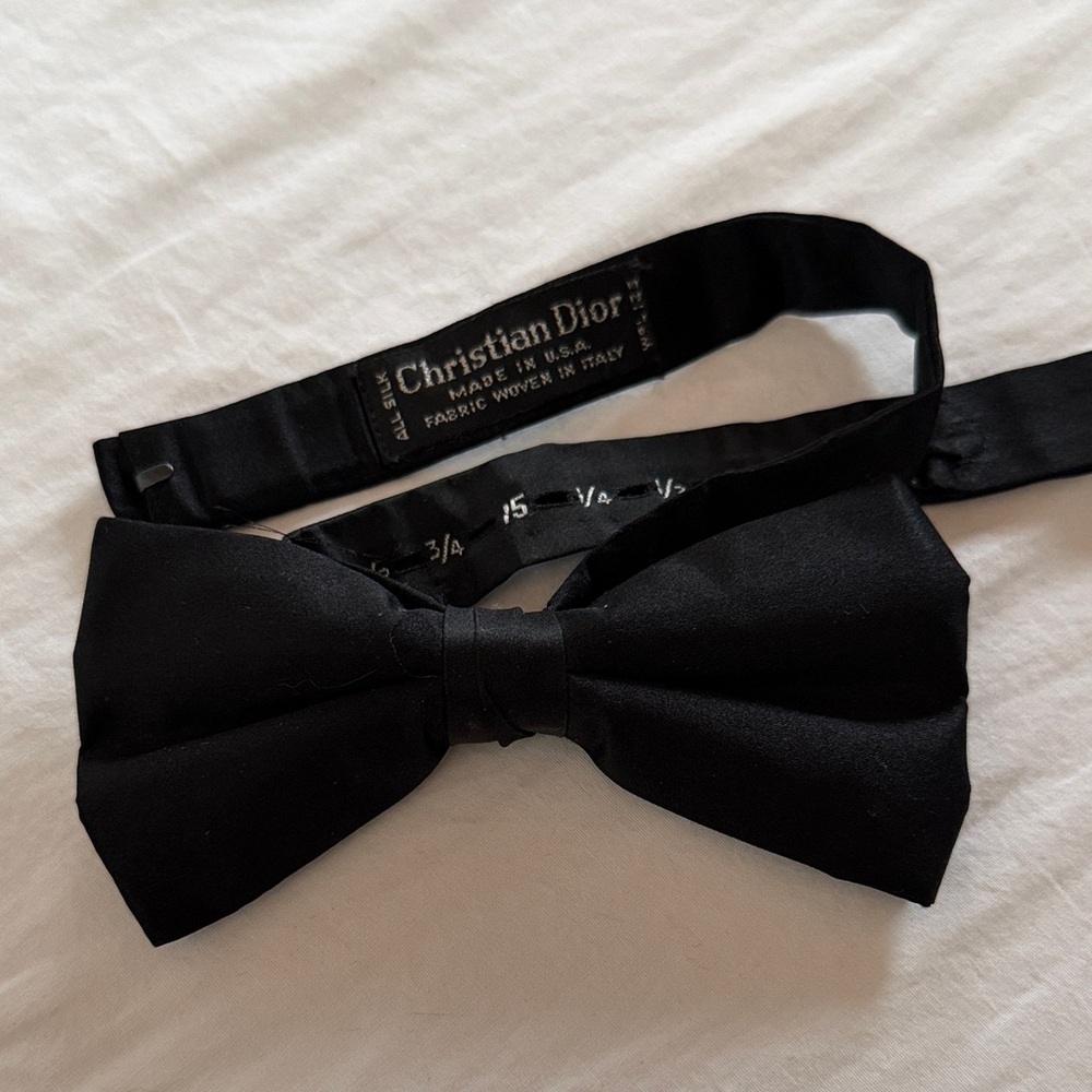 Dior Classic Black Bow Tie